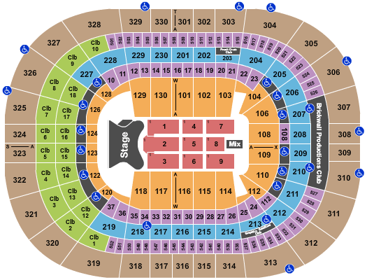 Amalie Arena Elton John Seating Chart